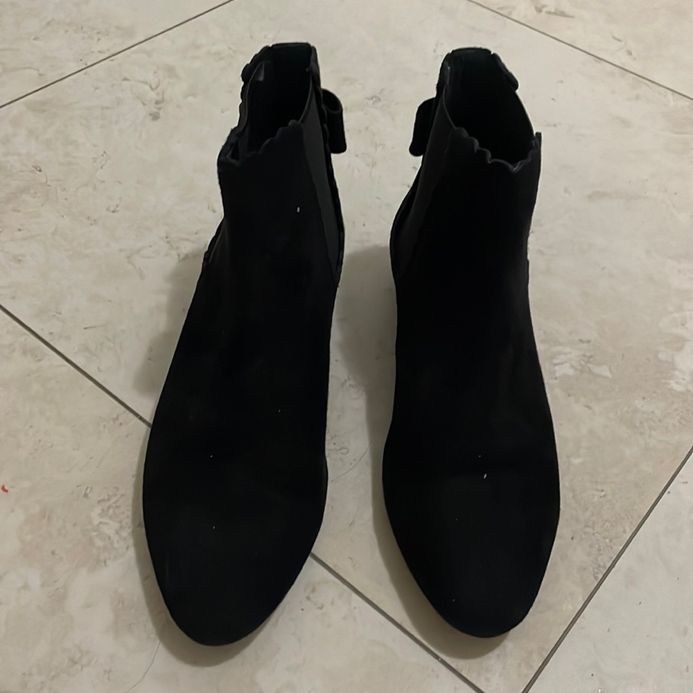 kate spade black boots